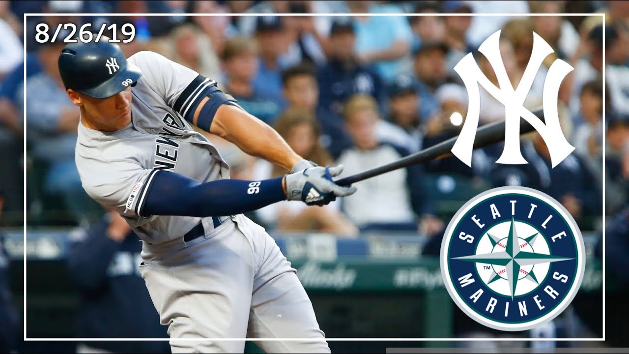 New York Yankees Seattle Mariners Game Highlights 8/26/19